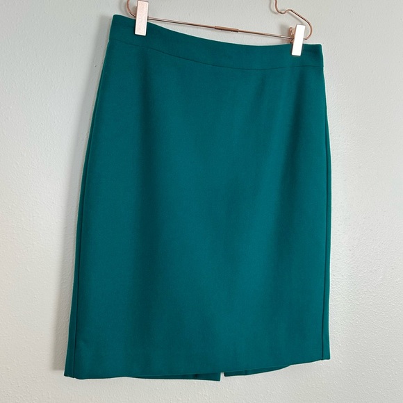 J. Crew The pencil skirt Double-serge wool blend midi - Picture 6 of 9